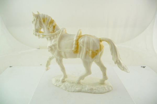 Elastolin 7 cm Standing horse for Landsknechts - blank figure