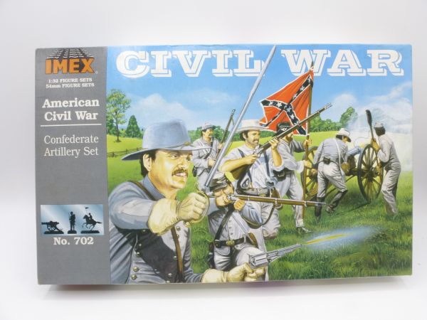 IMEX 1:32 ACW, Confederate Artillery Set, No. 702 - orig. packaging