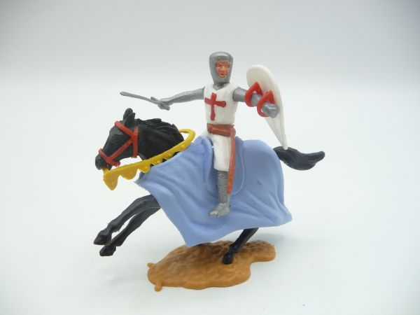 Timpo Toys Crusader 2nd version riding jabbing with sword