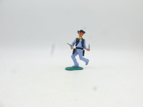 Timpo Toys Cowboy 3. Version, laufend mit 2 Pistolen - schöne Kombi