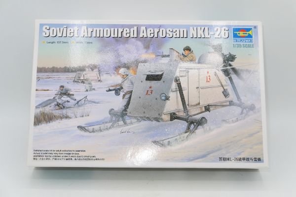 Trumpeter 1:35 Soviet Armoured Aerosan NKL-26, Nr. 02321 - OVP