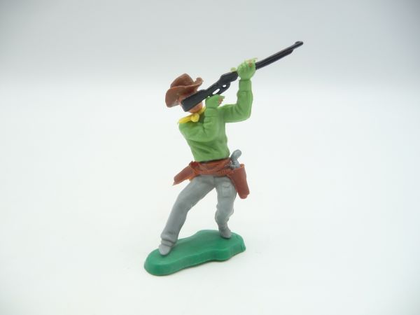 Cowboy standing firing, green