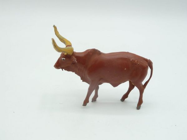 Merten Longhorn standing, middle brown, suitable for 4 cm figures