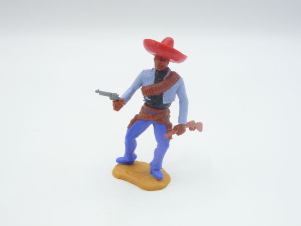 Timpo Toys Mexikaner stehend hellblau mit Pistole + Messer