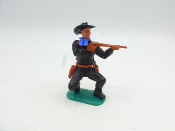 Timpo Toys Cowboy 2. Version hockend mit kurzem Gewehr