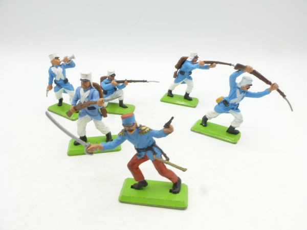 Britains Deetail Set of Foreign Legion on foot (6 figures)