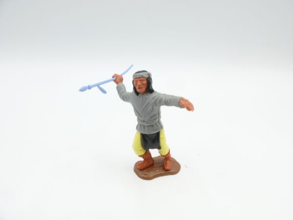 Timpo Toys Apache grey, throwing spear - rare lower part