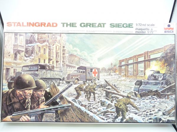 Esci 1:72 Stalingrad, The Great Siege, No. 2010 - contents incomplete + mounted