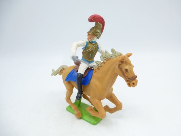 Britains Deetail Waterloo soldier riding, sabre at side