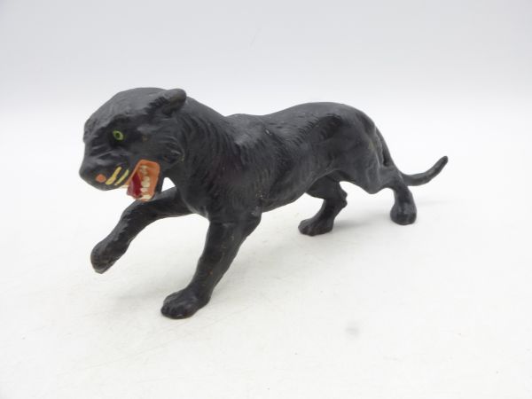 Elastolin Masse Panther, schwarz - tolle Figur, frühe, schöne Bemalung