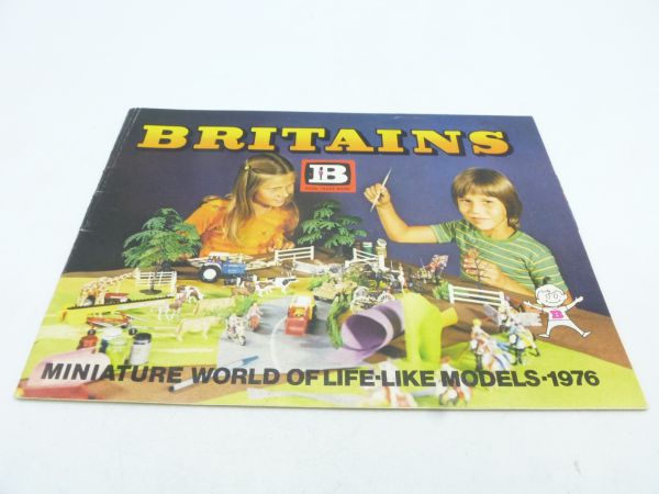 Britains Katalog 1976, 23 Seiten mit bunten Abbildungen