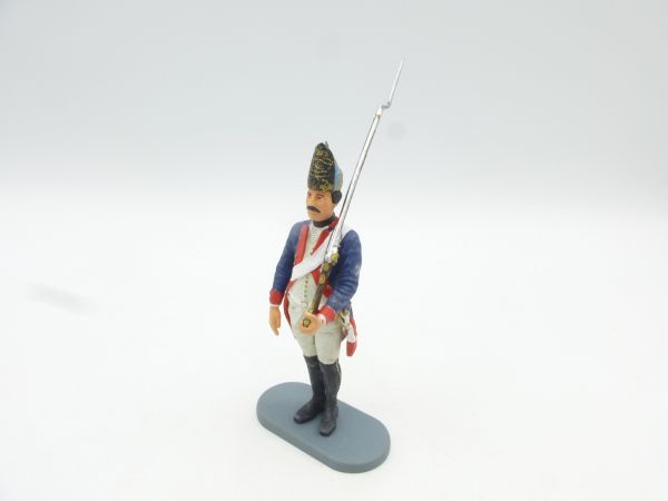 Preiser 7 cm Prussians 1756 Inf. Regt. No. 38, fusilier rifle shouldered