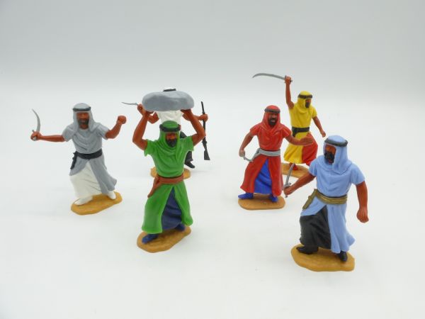 Timpo Toys Schönes Set aus 6 verschiedenen Arabern zu Fuß