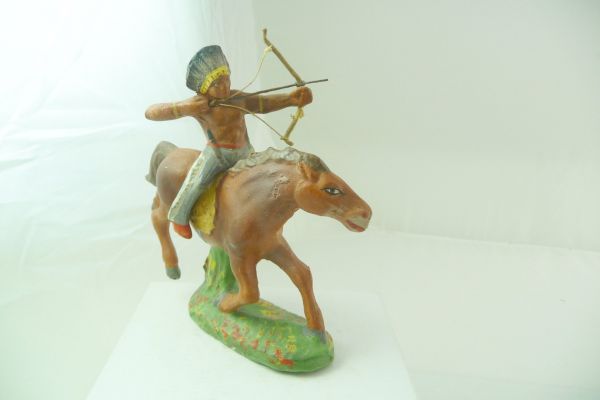 Lisanto / Röder Indianer reitend mit Pfeil + Bogen - sehr schöne Figur