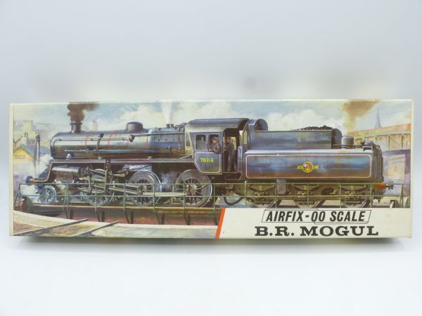 Airfix B.R. Mogul train model 00 scale boxed no. R 403, pieces on cast