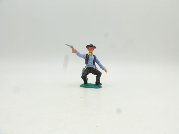 Timpo Toys Cowboy 3rd Version, crouching shooting pistol
