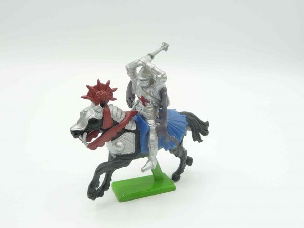 Britains Deetail Knight (made in China), rider with mace from above
