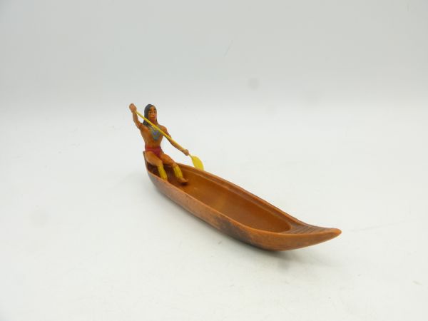 Canoe with Indian (French figure, similar to Clairet)