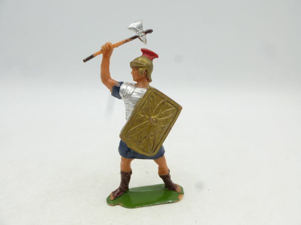 Jescan Roman legionnaire lunging with battle axe from above