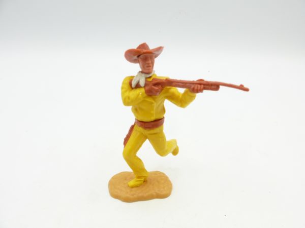 Timpo Toys Cowboy 2. Version laufend, Gewehr schießend - selten