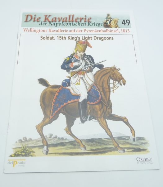 del Prado Booklet No. 49 Soldier, 15th King's Light Dragoons 1813
