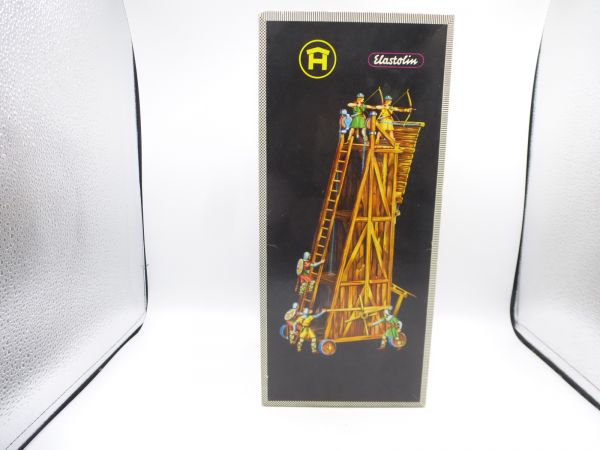 Elastolin 7 cm Siege tower, No. 9885 - orig. packaging