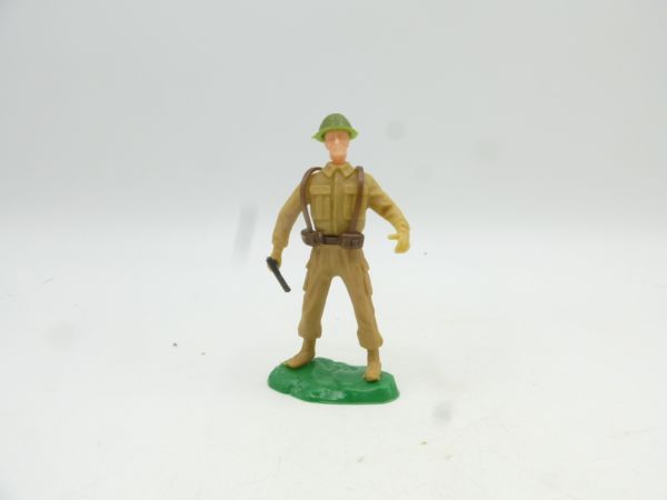 Elastolin 7 cm Englischer Soldat mit Pistole