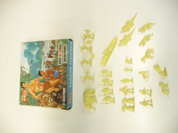 Airfix 1:72 Tarzan Figures S33-59 - orig. packaging, old box, figures loose but complete