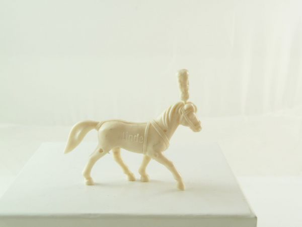 Linde Circus horse walking, cream-white - top condition