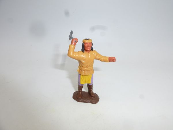Timpo Toys Apache beige mit Tomahawk - seltenes Unterteil