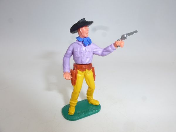 Timpo Toys Cowboy 2. Version stehend mit Pistole schießend