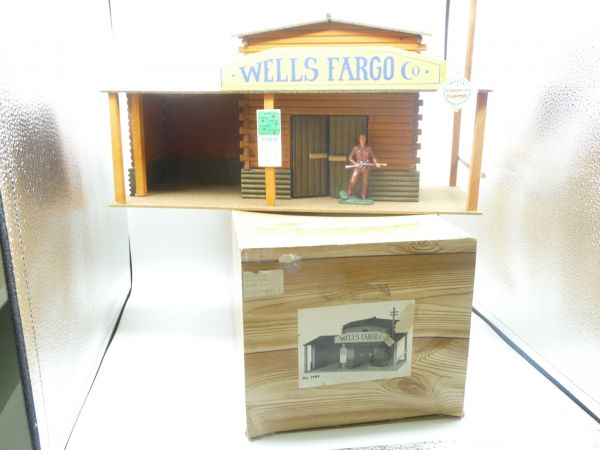 Elastolin Wells Fargo Station, No. 7989 (for 7 cm figures) - orig. packaging, very good condition
