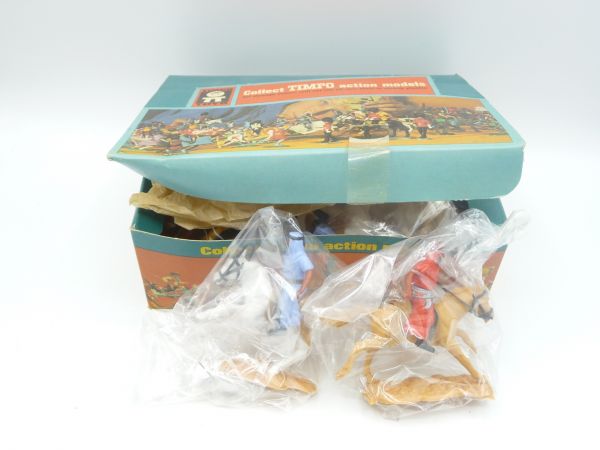 Timpo Toys Schüttkarton mit 12 reitenden Arabern - in Originaltüte