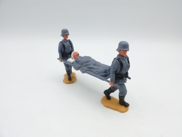Timpo Toys Germans, stretcher bearers, fixed heads