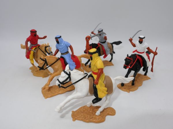 Timpo Toys 5 Arabs on horseback