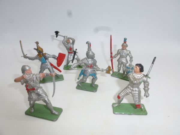 Crescent 6 knights on foot - slightly used