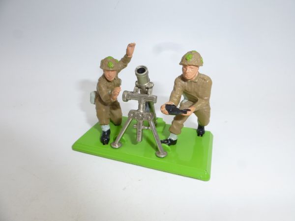 Britains Deetail English mortar position with 2 soldiers