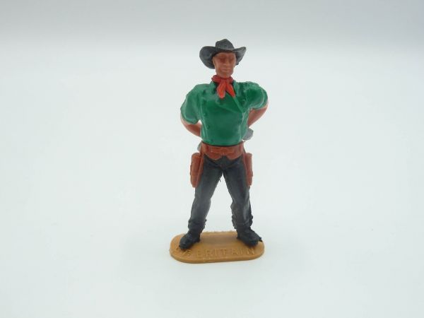 Timpo Toys Cowboy 2nd version, handcuffed prisoner - modification