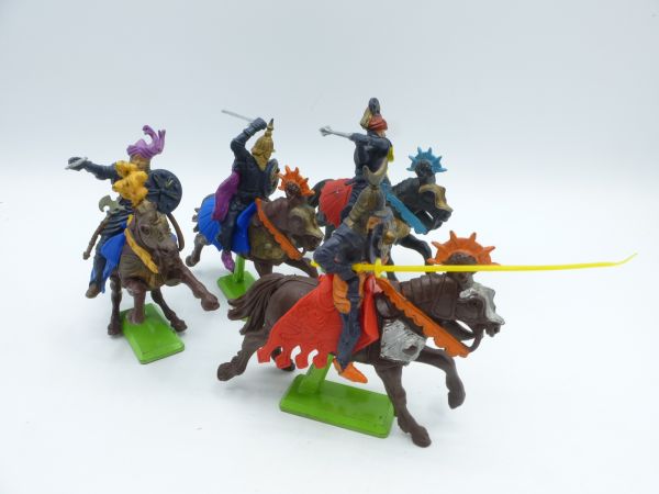 Britains Deetail Saracen on horseback (4 figures) - nice group