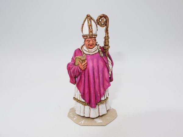 Bishop in ceremonial dress with staff - great 7 cm modification