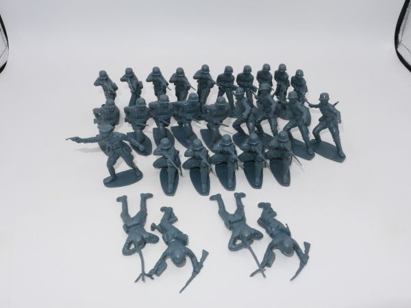 Airfix 1:32 German Infantry - 29 figures, complete, without orig. packaging