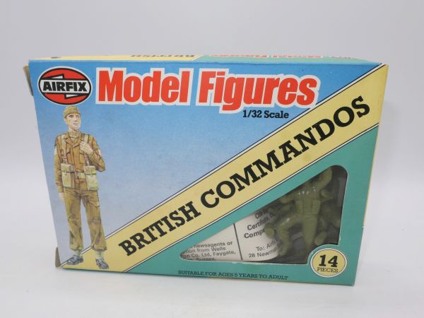 Airfix 1:32 British Commandos, No. 51554 - orig. packaging, complete