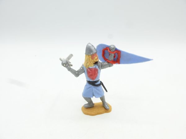 Timpo Toys Medieval knight, light blue - modification, see photos