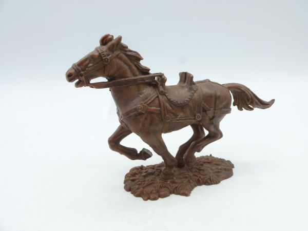 Elastolin 7 cm (Rohling) Pferd, dunkelbraun