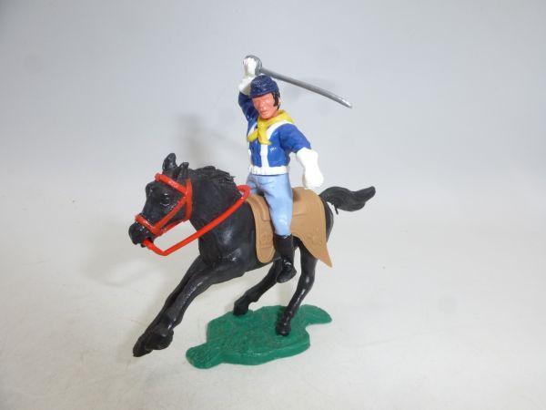 Timpo Toys Union Army Soldier 4th version riding, soldier with sabre