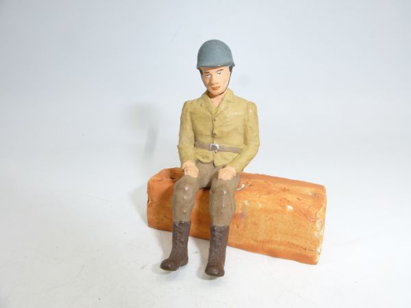 Soldier sitting, for vehicles