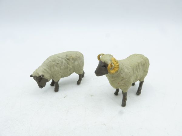 Britains Sheep + ram (grey)