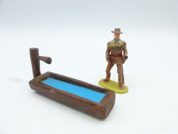 Watering trough (without figure) - fits 4 cm series