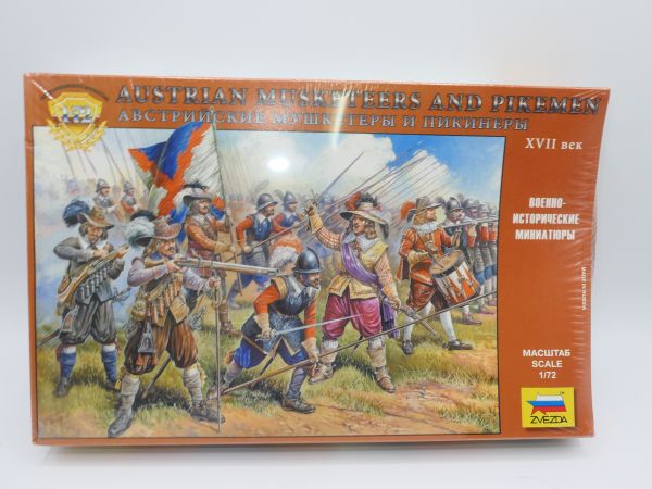 Zvezda 1:72 Austrian Musketeers and Pikemen, No. 8061 - orig. packaging