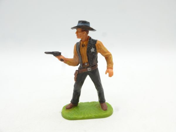 Elastolin 7 cm Sheriff with pistol, No. 6985